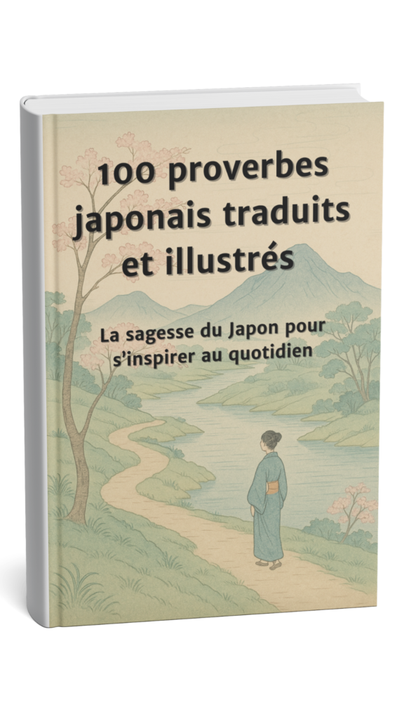 Couverture du livre 100 proverbes japonais traduits et illustrés