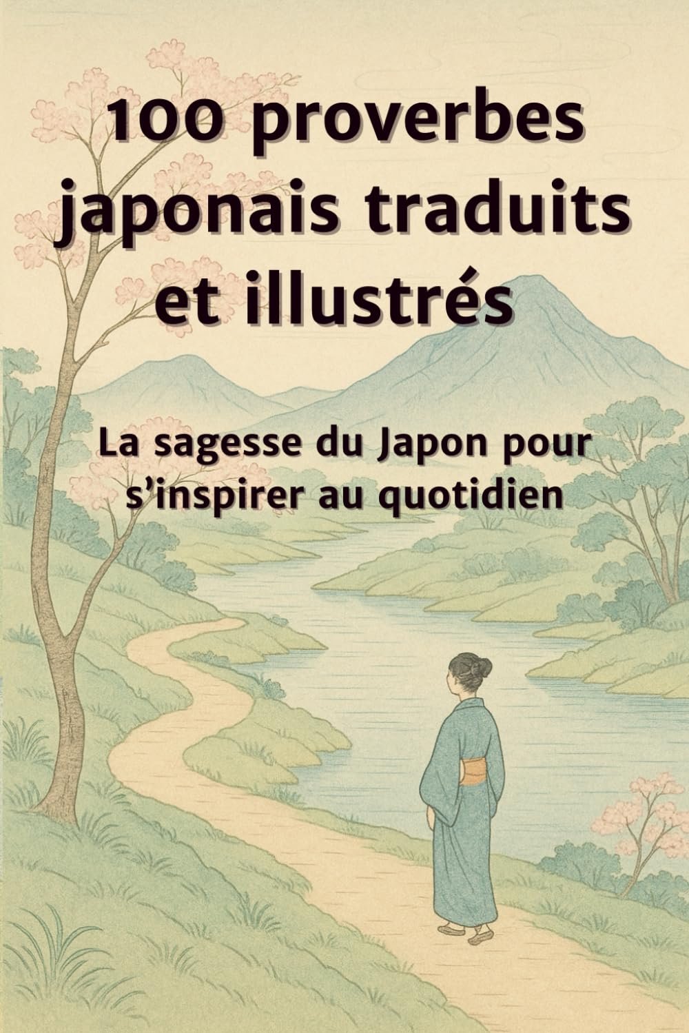 Couverture du livre 100 proverbes japonais traduits et illustrés