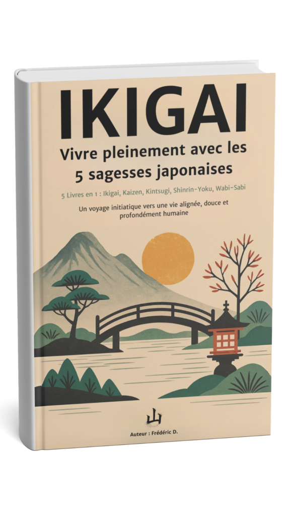Couverture du livre IKIGAI – Vivre pleinement avec les 5 philosophies japonaises