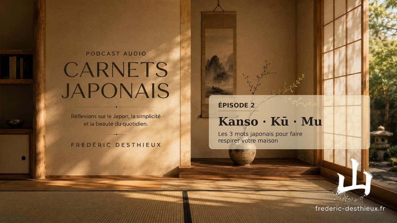Kanso, Kū, Mu — podcast Carnets japonais sur le minimalisme japonais