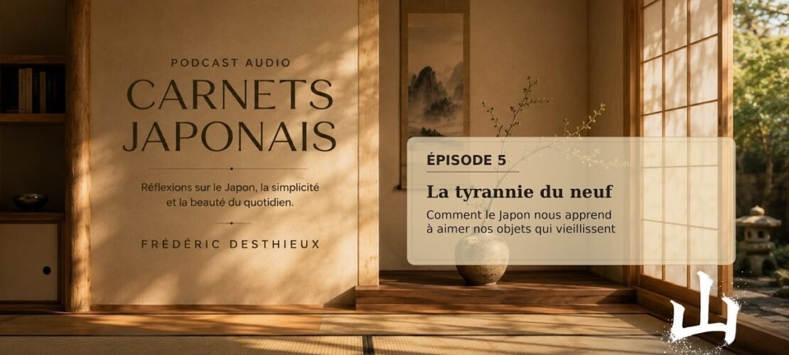 Carnet audio sur la tyrannie du neuf et les objets qui vieillissent